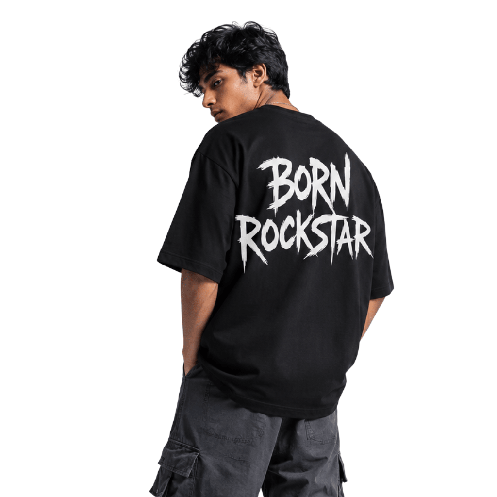Born Rockstar Oversized Tee - HypeLab