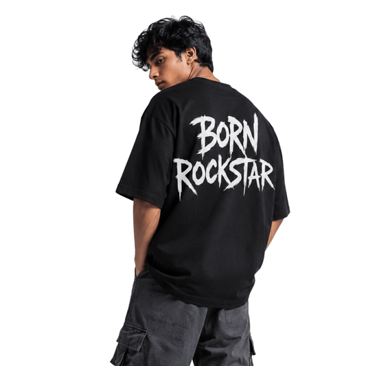 Born Rockstar Oversized Tee - HypeLab