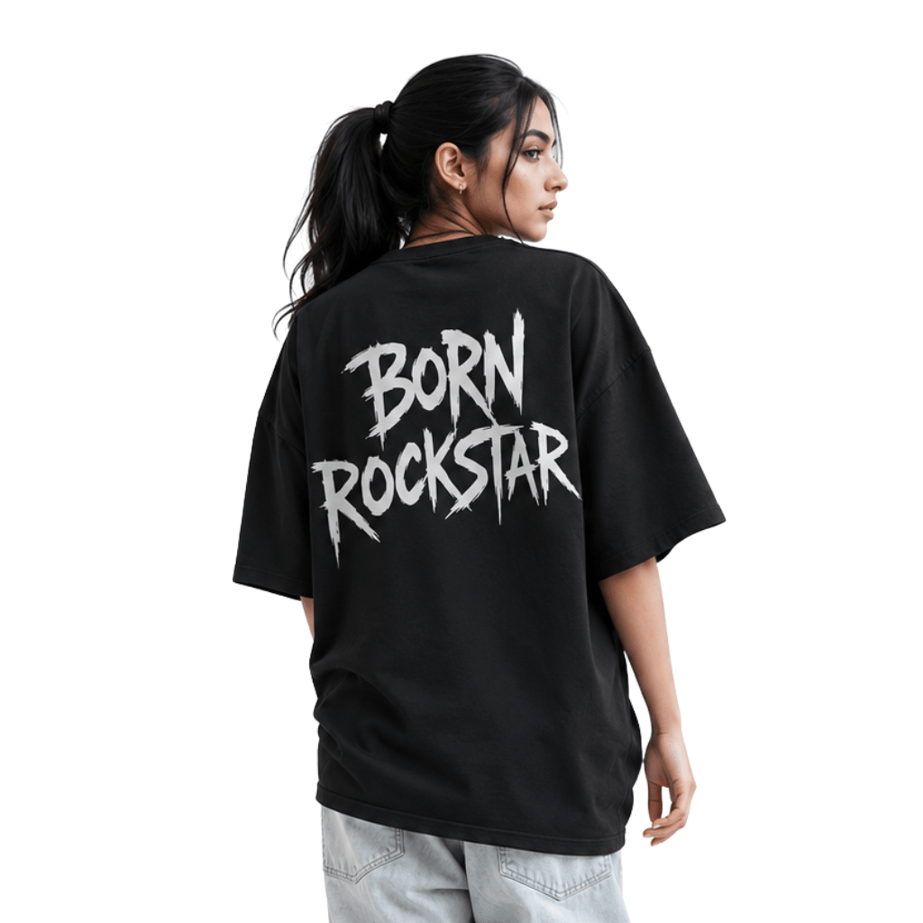 Born Rockstar Oversized Tee - HypeLab