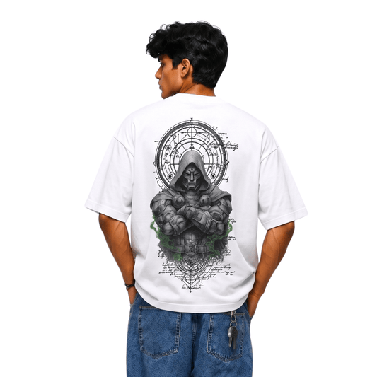 Doctor Doom Graphic Oversized Tee - HypeLab