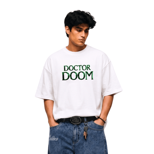 Doctor Doom Graphic Oversized Tee - HypeLab